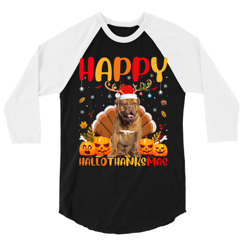 Funny Ocelot Animal Lover Happy Ocelot Hellothanksmas 3/4 Sleeve Shirt | Artistshot