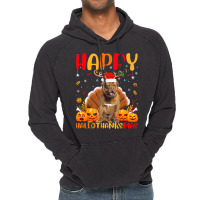 Funny Ocelot Animal Lover Happy Ocelot Hellothanksmas Vintage Hoodie | Artistshot