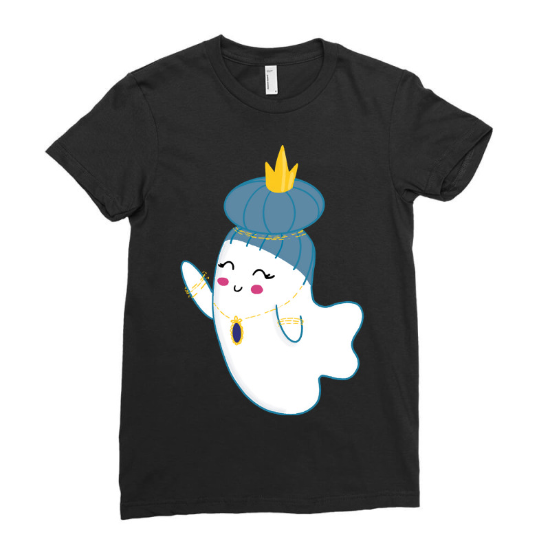 Limited Edition Little Ghost Ornate Ladies Fitted T-Shirt by Box Bingham | Artistshot