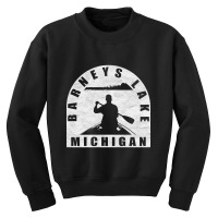 Trending Barneys Lake Canoeing Michigan Youth Sweatshirt | Artistshot