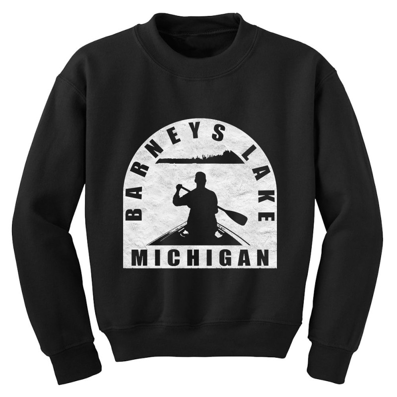 Trending Barneys Lake Canoeing Michigan Youth Sweatshirt by webberkyla | Artistshot