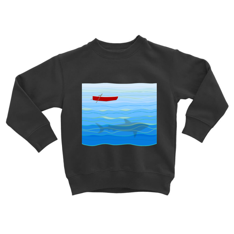 Hot Trend Little Red Boat Toddler Sweatshirt by Box Bingham | Artistshot