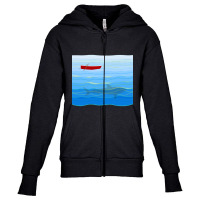 Hot Trend Little Red Boat Youth Zipper Hoodie | Artistshot