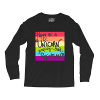 Limited Edition Happy As A Unicorn Jumping Over Rainbows! Long Sleeve Shirts | Artistshot