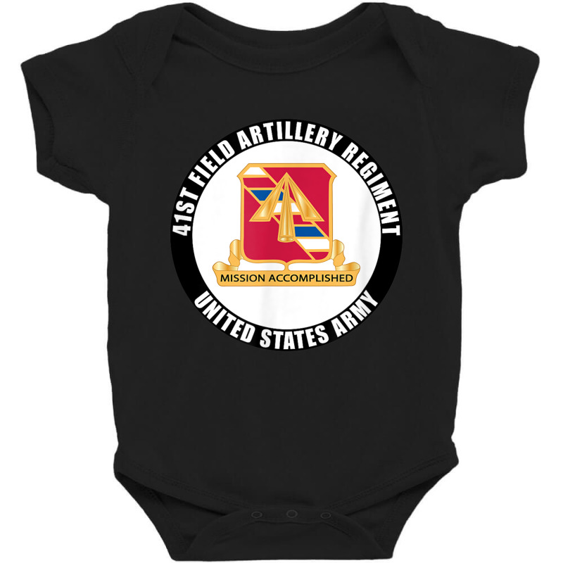 41st Field Artillery Regiment United States Army Veteran T Shirt Baby Bodysuit by wafaha | Artistshot