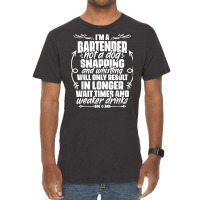 Sarcastic Bartending Liquor Alcohol Bartender Mixologist T Shirt Vintage T-shirt | Artistshot