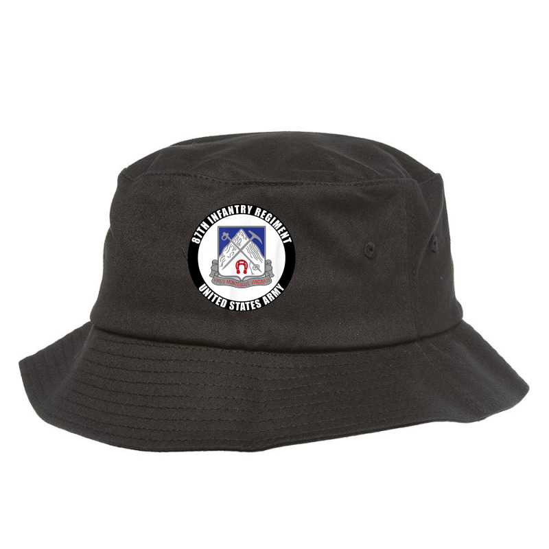 87th Infantry Regiment United States Army Veteran Military T Shirt Bucket Hat by wafaha | Artistshot