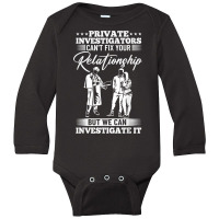 Private Detective Outfit Investigation Private Investigator T Shirt Long Sleeve Baby Bodysuit | Artistshot