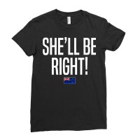 She'll Be Right New Zealand Slang T Shirt Ladies Fitted T-shirt | Artistshot