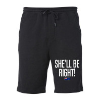 She'll Be Right New Zealand Slang T Shirt Fleece Short | Artistshot