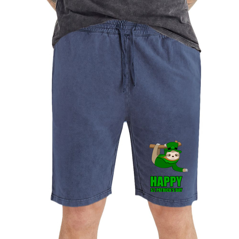 Irish Sloth Happy St Patricks Day Gift Kids Ireland Vintage Short | Artistshot