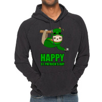 Irish Sloth Happy St Patricks Day Gift Kids Ireland Vintage Hoodie | Artistshot