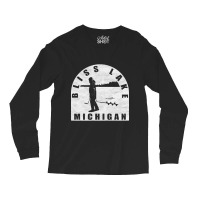 Hot Trend Bliss Lake Ice Fishing Michigan Long Sleeve Shirts | Artistshot