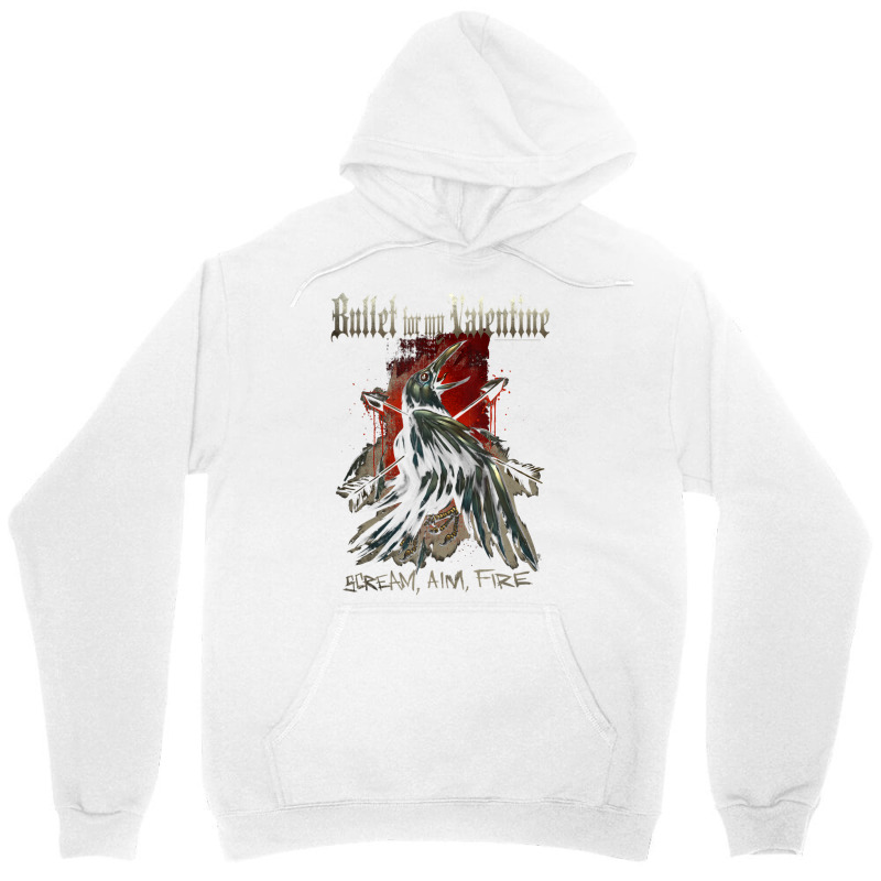 Bullet For My Valentine – Scream Aim Fire Crow Unisex Hoodie by Iribe890 | Artistshot