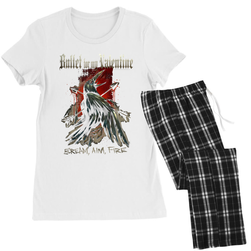 Bullet For My Valentine – Scream Aim Fire Crow Women's Pajamas Set by Iribe890 | Artistshot