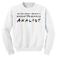 Vintage Job Title Market Research Analyst Appreciation T Shirt Youth Sweatshirt | Artistshot