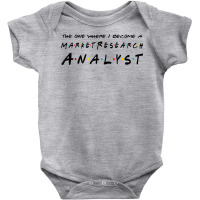 Vintage Job Title Market Research Analyst Appreciation T Shirt Baby Bodysuit | Artistshot