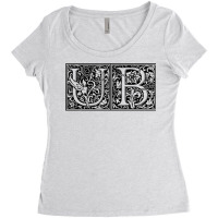 Ub   Initials U B Name Surname Onomastics Onomatology T Shirt Women's Triblend Scoop T-shirt | Artistshot