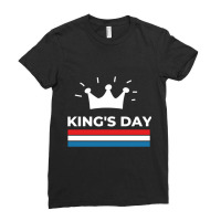 Kingsday Koningsdag Ladies Fitted T-shirt | Artistshot