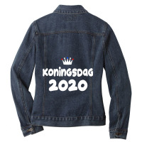 Koningsdag Kingsday 2020 Ladies Denim Jacket | Artistshot