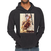 Hot Trend Cowgirl  Rides Galloping Horse Vintage Hoodie | Artistshot