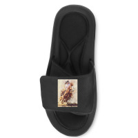 Hot Trend Cowgirl  Rides Galloping Horse Slide Sandal | Artistshot