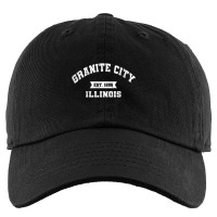 Womens Granite City Illinois Il Vintage Athletic Sports Established V Kids Cap | Artistshot