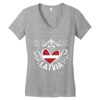 Latvia Latvia Latvija States Latvians T Shirt Women's V-neck T-shirt | Artistshot