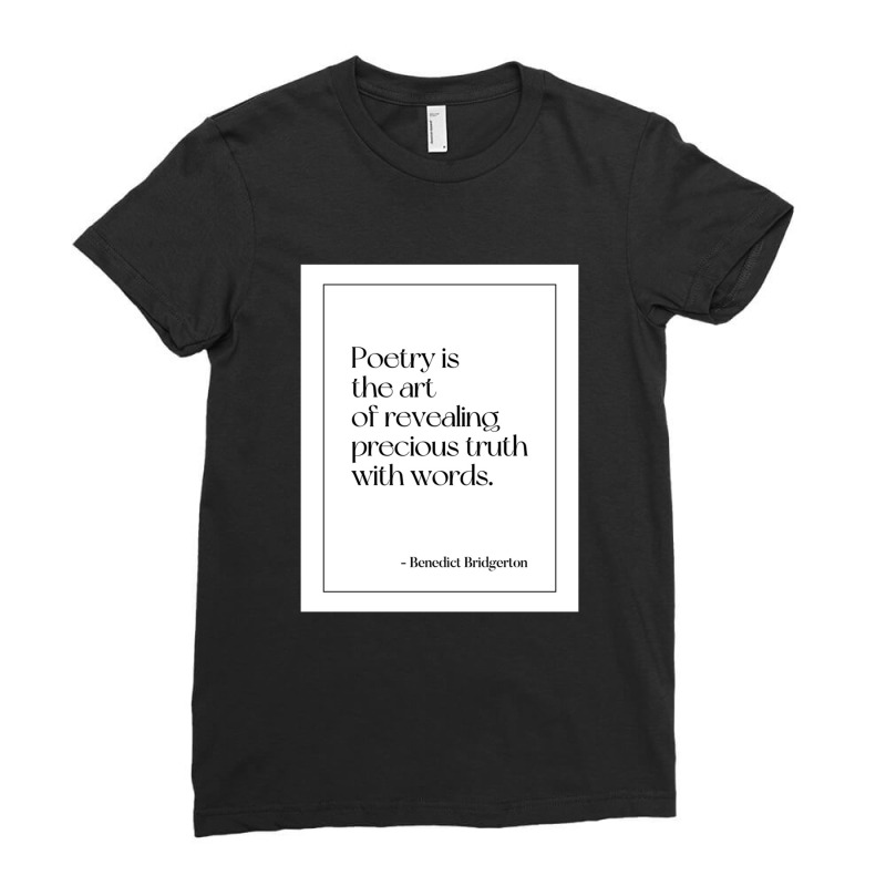 Best Benedict Bridgerton Quotes Ladies Fitted T-Shirt by Jessica D Walker | Artistshot