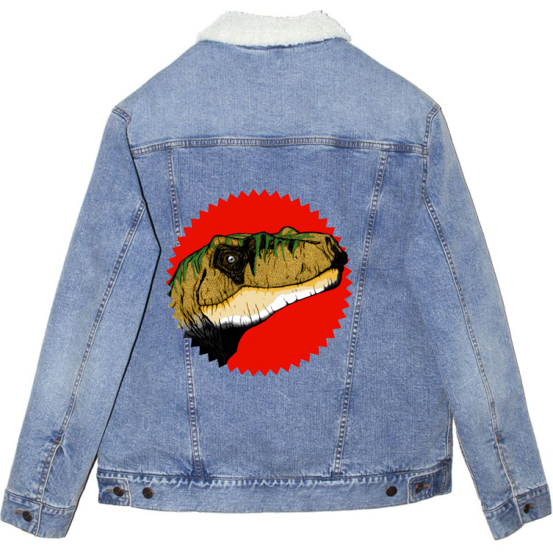 Velociraptor Ii Unisex Sherpa-lined Denim Jacket | Artistshot