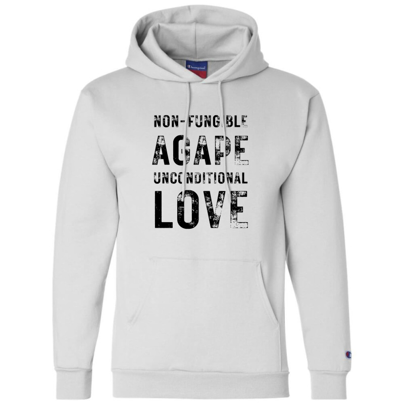 Non-fungible Agape ( Unconditional Love ) Champion Hoodie by DMY76 Design | Artistshot