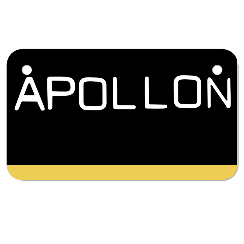 Apollon White The Rain Poster (1) Motorcycle License Plate | Artistshot