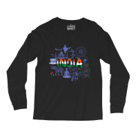 Welcome To India- Purple Long Sleeve Shirts | Artistshot