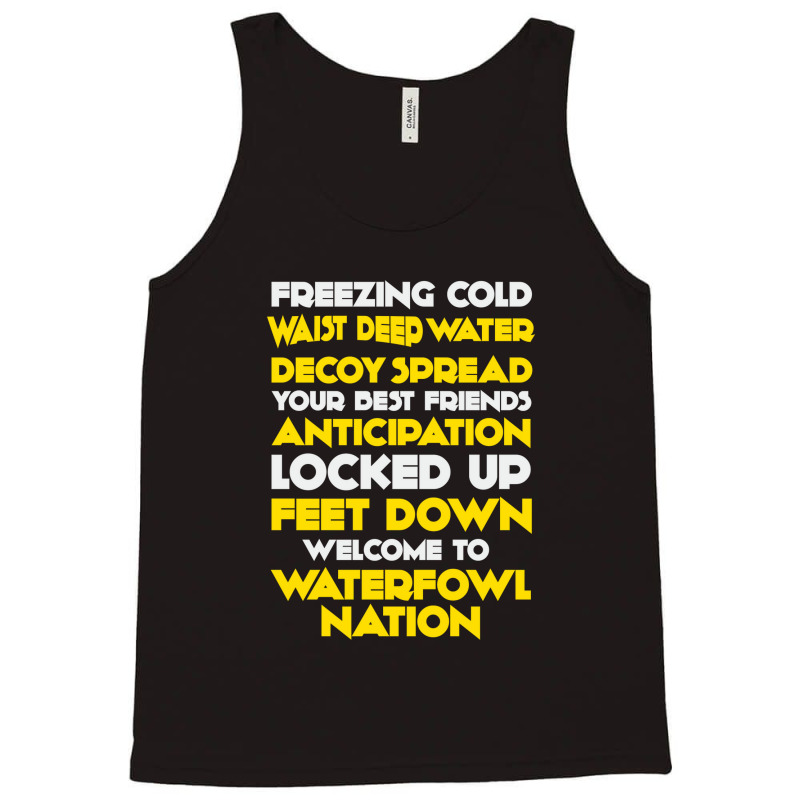 Welcome To Waterfowl Nation Tank Top | Artistshot