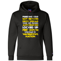 Welcome To Waterfowl Nation Champion Hoodie | Artistshot