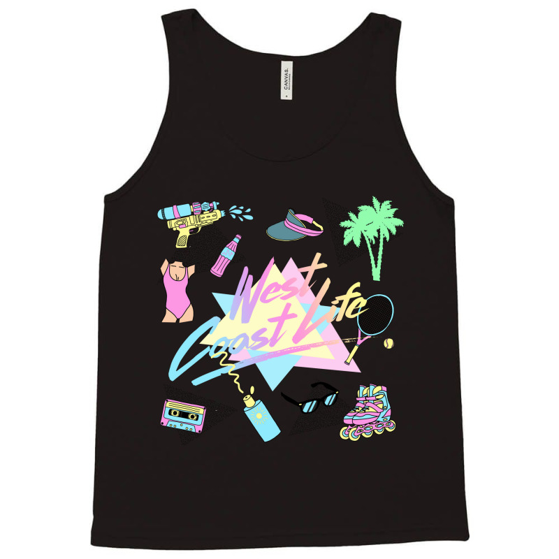 West Coast Life Tank Top | Artistshot