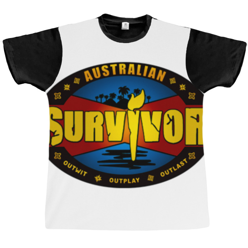 Australian Survivor Last Man Standing Poster Summer (1) Graphic T-shirt by schuithelded | Artistshot