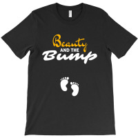 Womens Beauty And The Bump T-shirt | Artistshot