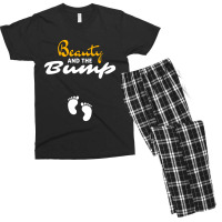 Womens Beauty And The Bump Men's T-shirt Pajama Set | Artistshot