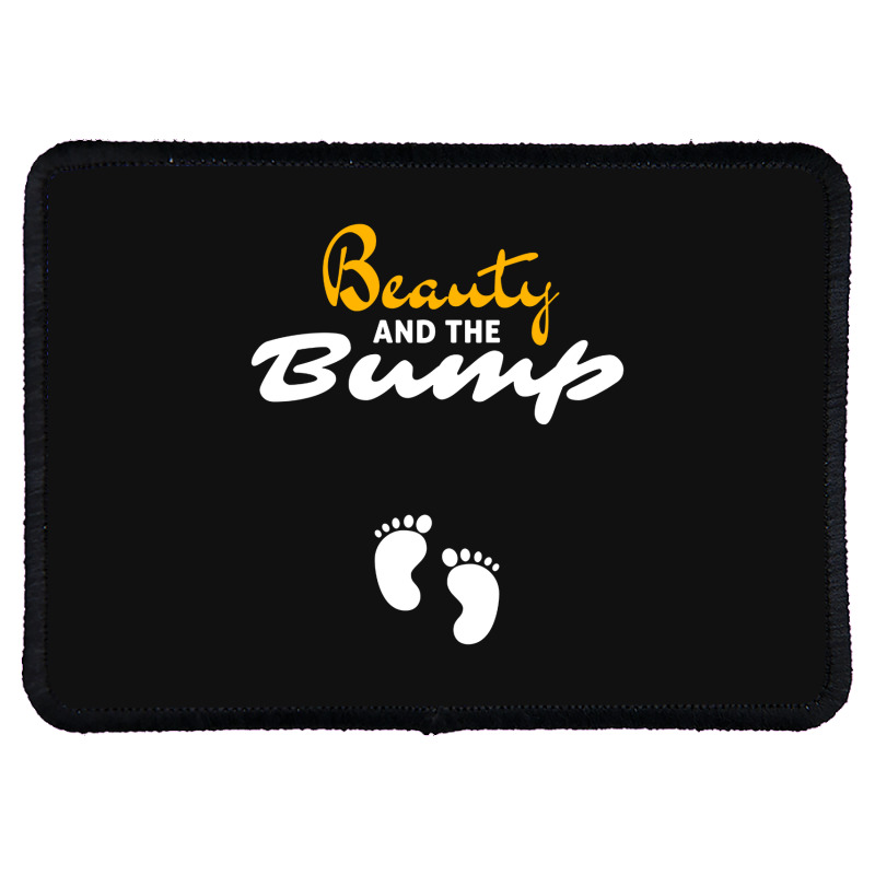 Womens Beauty And The Bump Rectangle Patch | Artistshot