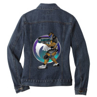 Futuristic Exosuit Super Soldier 5 Ladies Denim Jacket | Artistshot