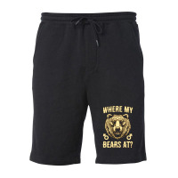 Where My Bears At Fleece Short | Artistshot