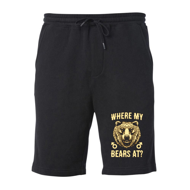 Where My Bears At Fleece Short | Artistshot