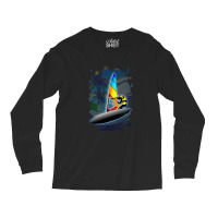 Windsurfer On Ocean Waves Long Sleeve Shirts | Artistshot