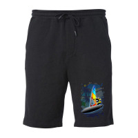 Windsurfer On Ocean Waves Fleece Short | Artistshot