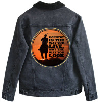 Cowboy Advice Country Life Classic Tshirt Nostalgia Unisex Sherpa-lined Denim Jacket | Artistshot