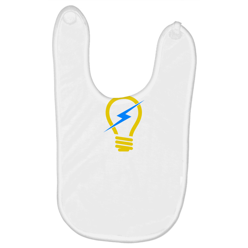 Lightbulb Funny Baby Bibs by saptawnt | Artistshot