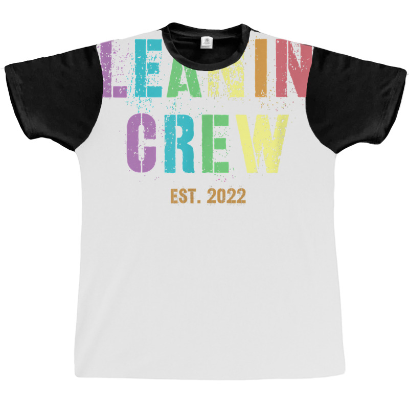 Cleaning Crew 2022 Custodian Team Clean Up Manager Cleaner T Shirt Graphic T-shirt by dorman | Artistshot