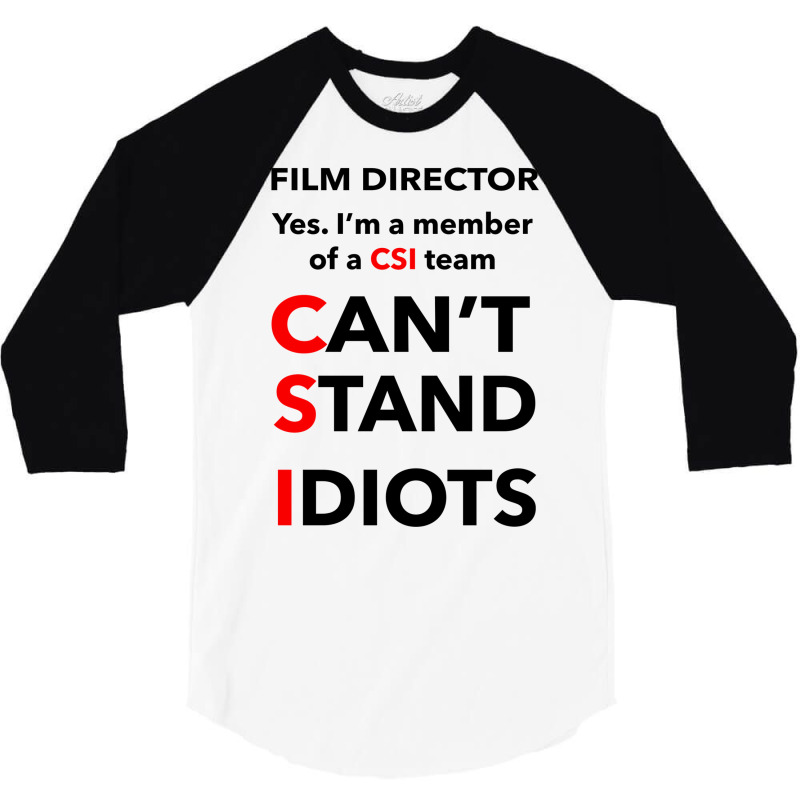 Film Director   Vintage E 3/4 Sleeve Shirt by masieenezcani | Artistshot