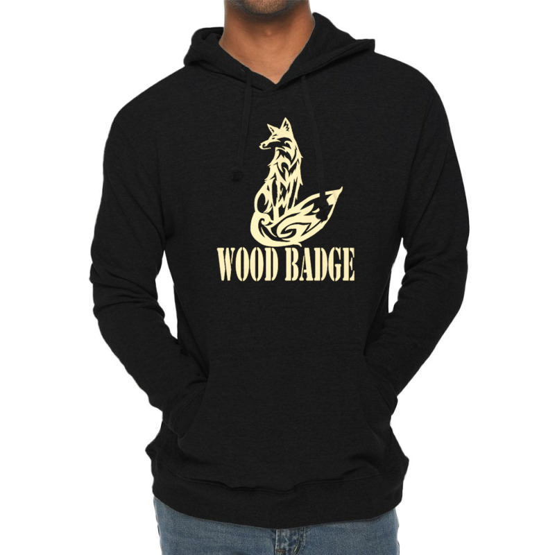 Wood Badge Fox Lightweight Hoodie | Artistshot